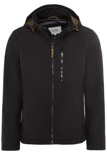Softshell-Jacke mit abnehmbarer Kapuze 58 Regular Fit - Asphalt