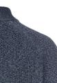 Strickjacke mit Reißverschluss Blau 4XL