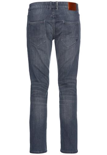 5-Pkt Slim Fit Hose aus Baumwollmischung mit Stretchfunktion Blau 38/38