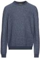 Strickpullover aus einem Baumwollmix Blau 4XL