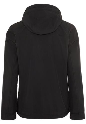 Softshell-Jacke mit abnehmbarer Kapuze 58 Regular Fit - Asphalt