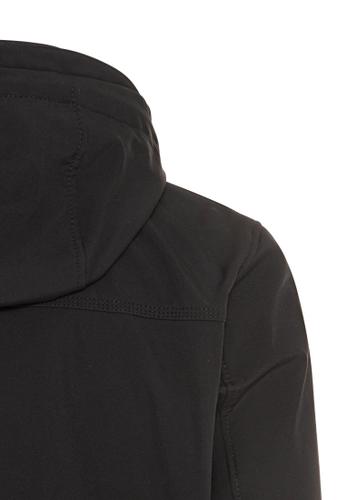 Softshell-Jacke mit abnehmbarer Kapuze 58 Regular Fit - Asphalt