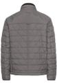 Quilted blouson with stand-up collar