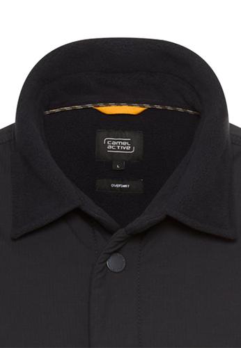 Overshirt mit Hemdkragen XL Regular Fit - Dark Navy
