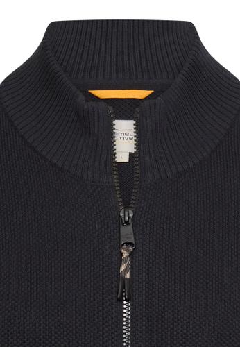 Strickjacke mit Stehkragen