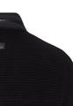Strickjacke mit einrollbarer Kapuze L Regular Fit - Asphalt