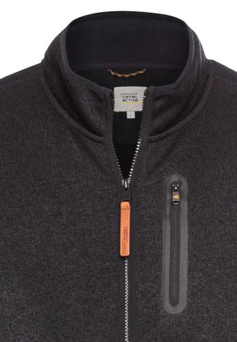 Fleecejacke mit Reißverschluss Blau 4XL