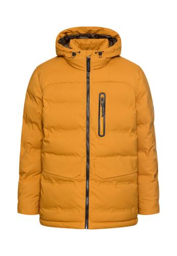 teXXXactive® Funktionsjacke mit verstellbarem Saum und Kapuze 54 Regular Fit - Burned Yellow