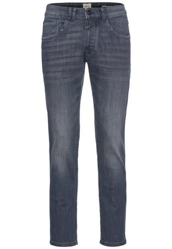 5-Pkt Slim Fit Hose aus Baumwollmischung mit Stretchfunktion Blau 38/38