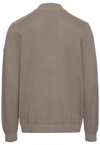 Cardigan made from certified organic cotton
