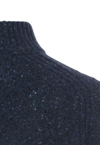 Troyer sweater made from a wool mix