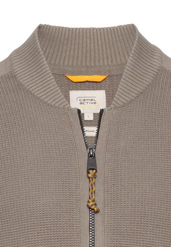 Cardigan made from certified organic cotton