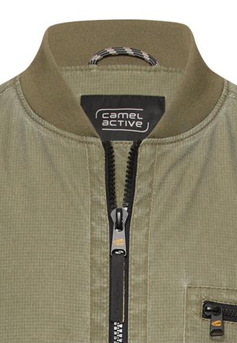 Blouson mit Bomberkragen aus Ribstop 58 Regular Fit - Deep Olive