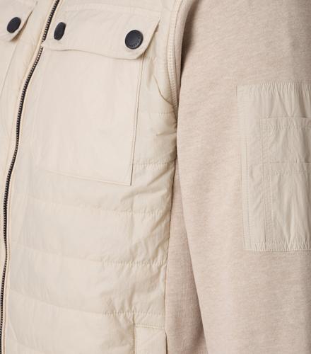 Sweatjacke M - Weiß