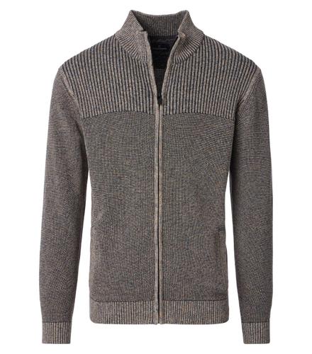 Strickjacke 5XL Basic Knitwear - Braun