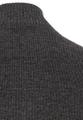 Strickjacke mit Reißverschluss Schwarz 4XL