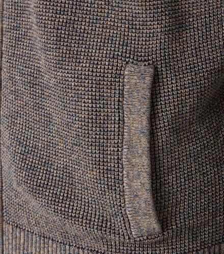 Strickjacke 5XL Basic Knitwear - Braun