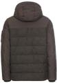 Quilted blouson with detachable hood