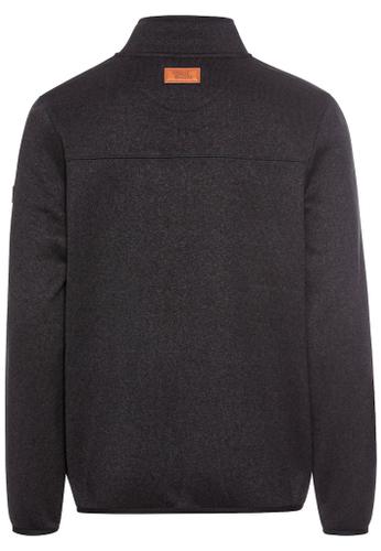 Fleecejacke mit Reißverschluss Blau 4XL