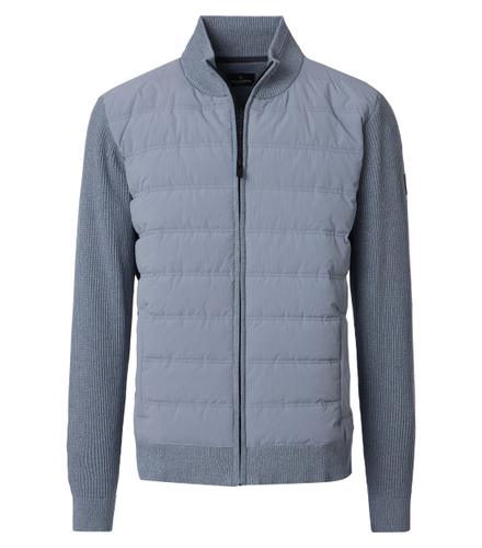 Strickjacke XXL Basic Knitwear - Blau