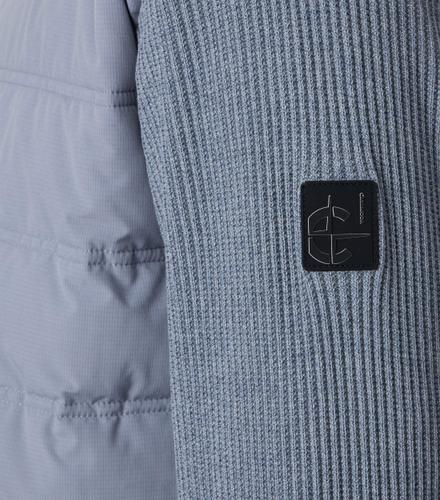 Strickjacke XXL Basic Knitwear - Blau