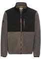Fleecejacke mit Stehkragen aus recyceltem Material Grau 3XL