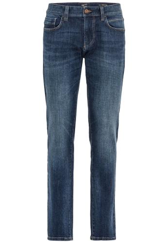Regular Fit 5-Pocket Jeans aus Baumwolle Blau 38/38