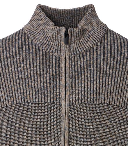 Strickjacke 5XL Basic Knitwear - Braun