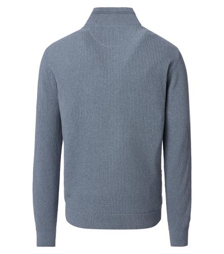 Strickjacke XXL Basic Knitwear - Blau