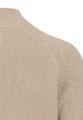 Strickjacke mit Reißverschluss XXL Regular Fit - Light Beige