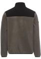 Fleecejacke mit Stehkragen aus recyceltem Material Grau XXL