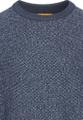 Strickpullover aus einem Baumwollmix Blau 4XL