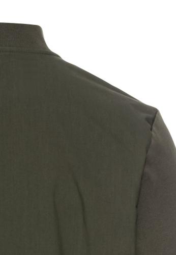Sweatjacke mit Bomberkragen