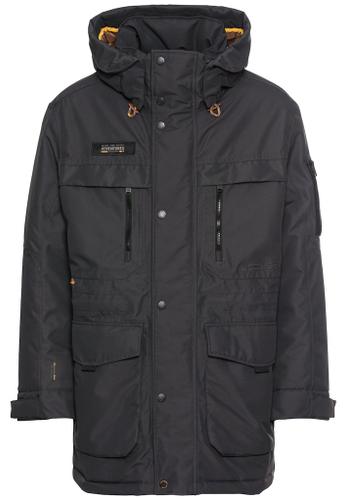 teXXXactive® Funktionsparka mit reflektierenden Details Schwarz 62