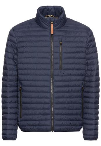 Steppjacke aus recyceltem Polyamid Blau 126
