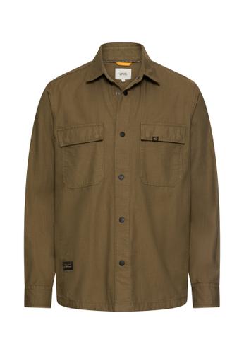 Overshirt mit Taschen