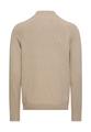 Strickjacke mit Reißverschluss XXL Regular Fit - Light Beige