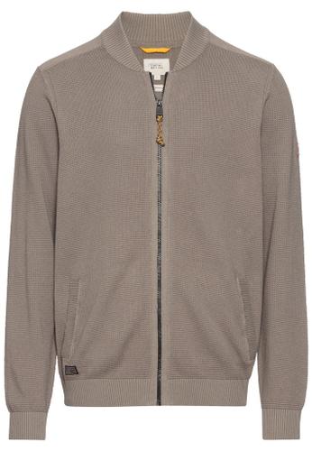 Cardigan made from certified organic cotton