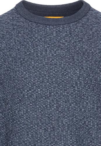 Strickpullover aus einem Baumwollmix Blau 4XL