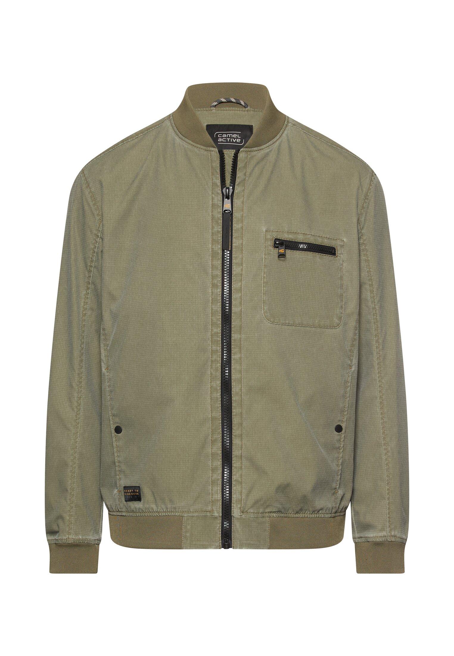 Blouson mit Bomberkragen aus Ribstop 58 Regular Fit - Deep Olive